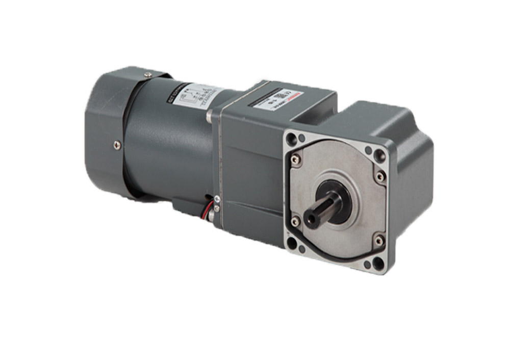 Micro AC Gear Motor + Right Angle Solid Gearbox